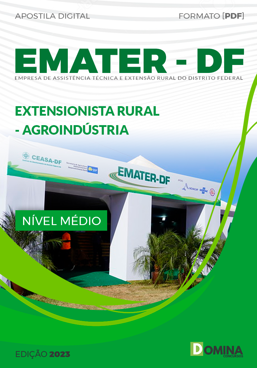 Apostila EMATER DF 2024 Extensionista Rural Agroindústria