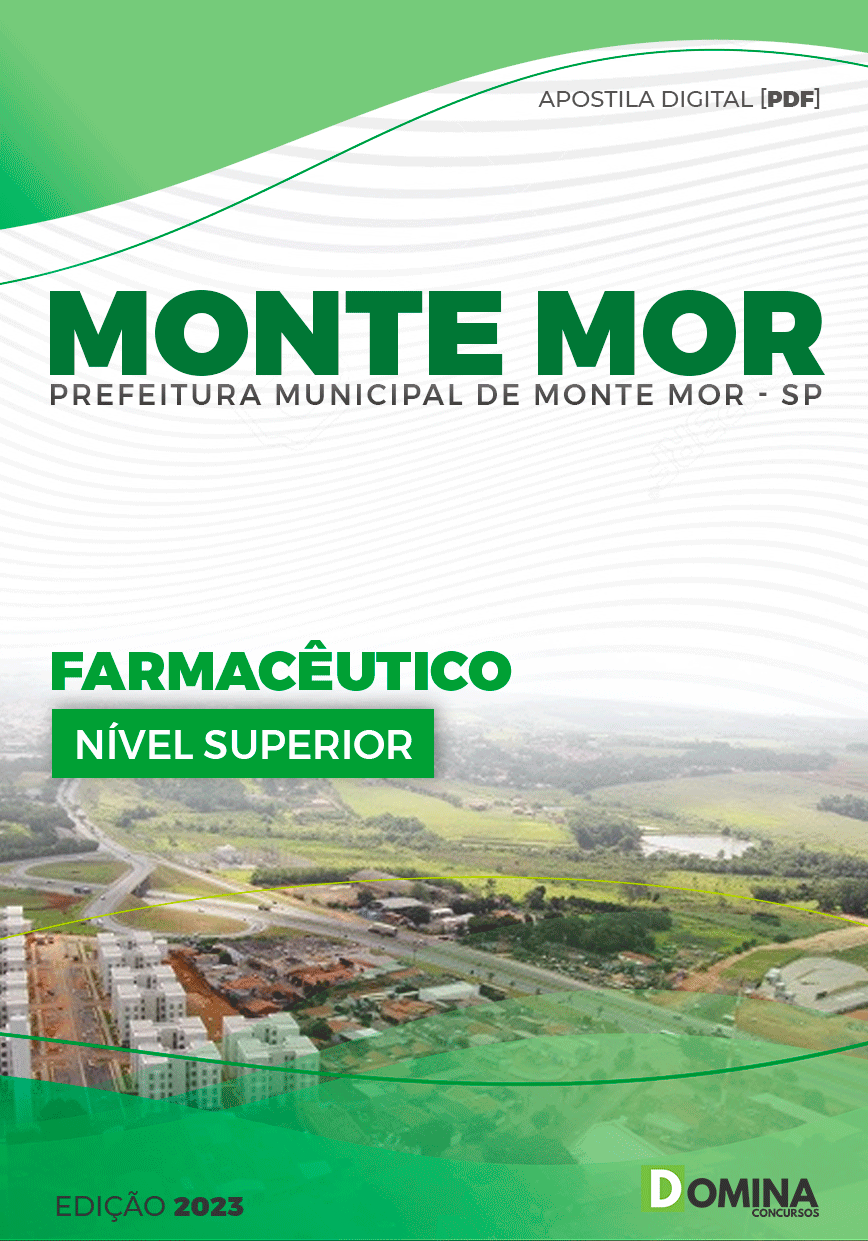 Apostila Pref Monte Mor SP 2023 Farmacêutico