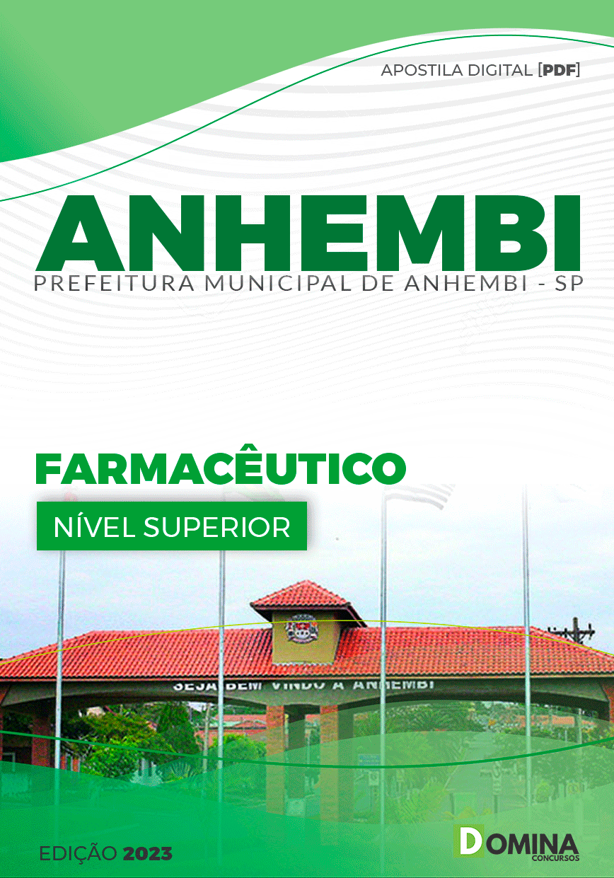 Apostila Concurso Pref Anhembi SP 2023 Farmacêutico