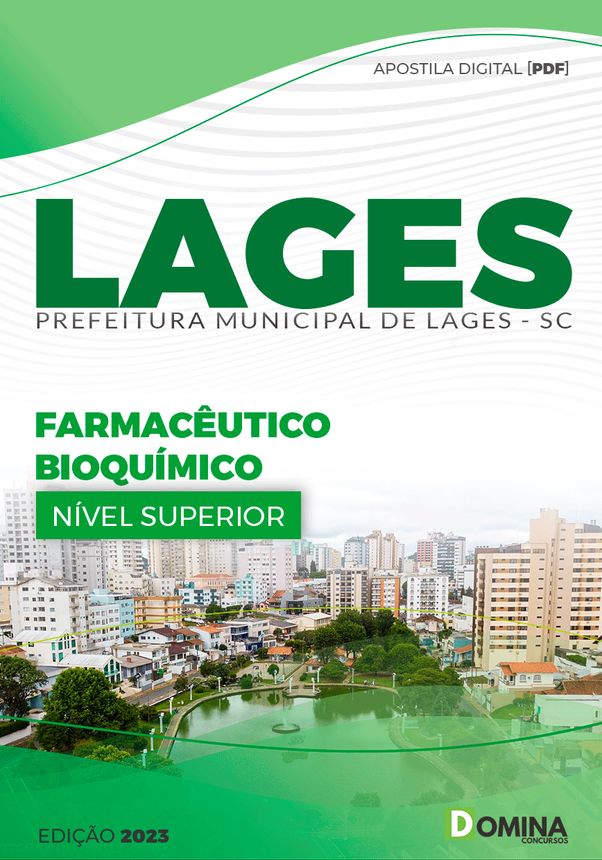 Apostila Concurso Pref Lages SC 2023 Farmacêutico Bioquímico