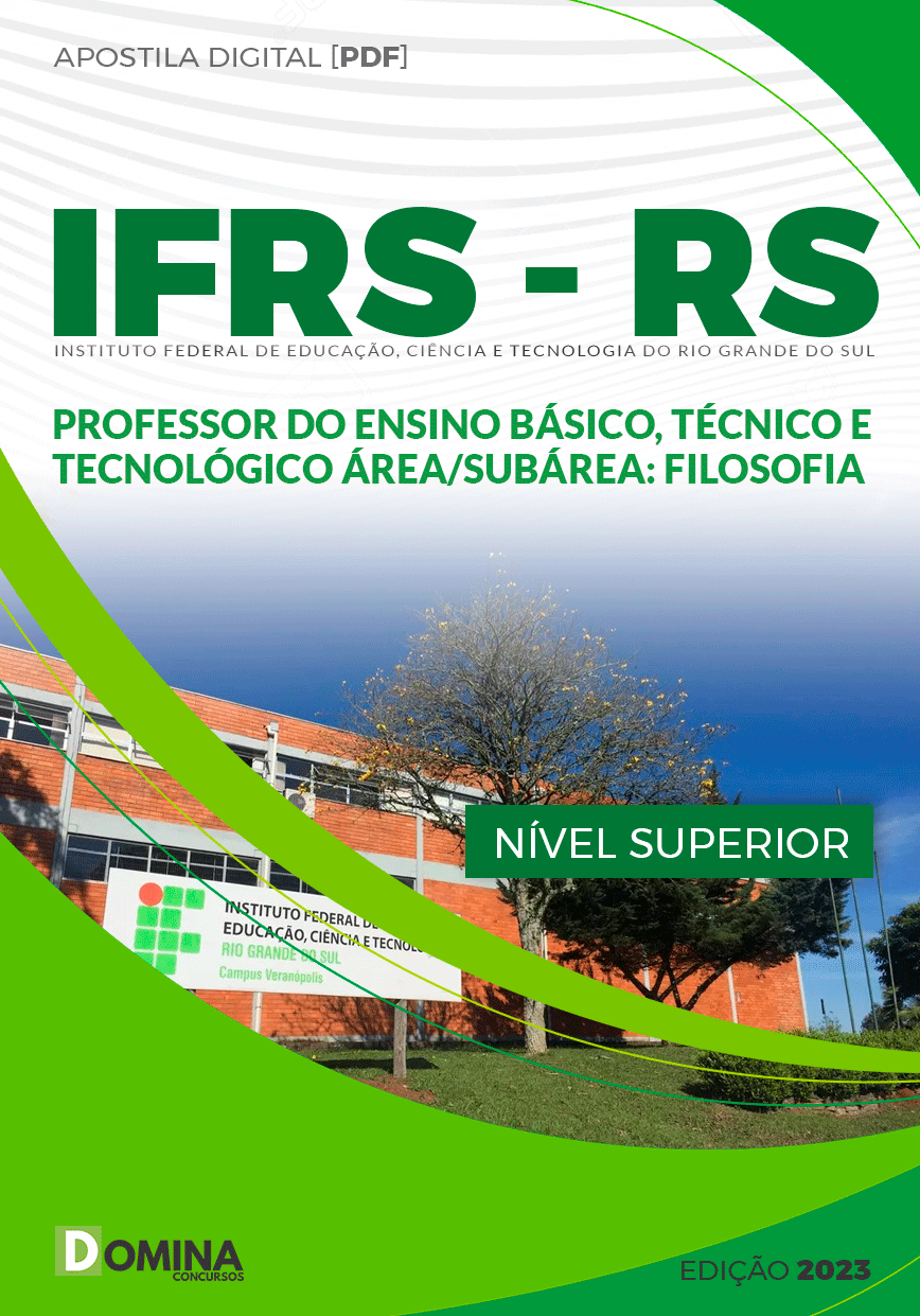Apostila Concurso IFRS RS 2023 Professor Filosofia