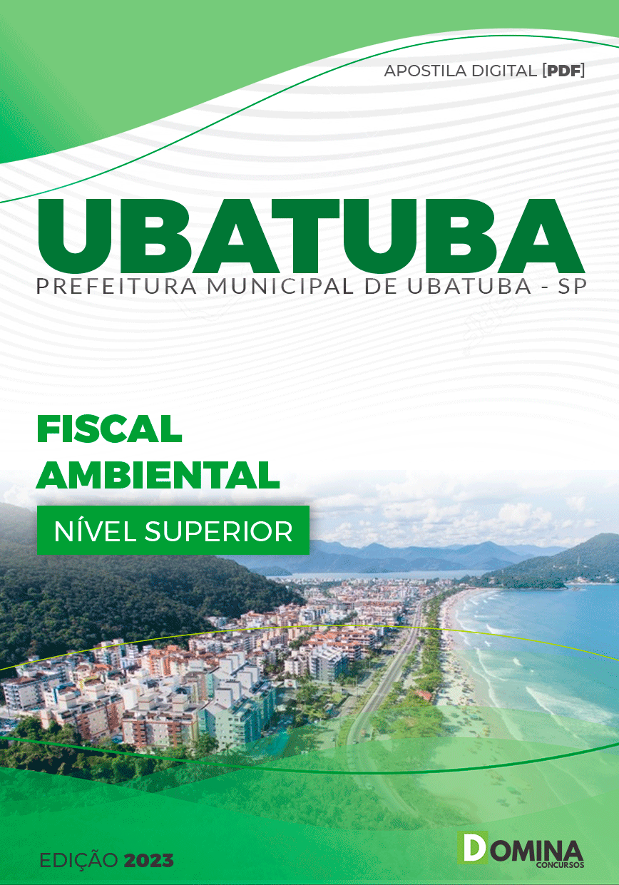 Apostila Concurso Pref Ubatuba SP 2023 Fiscal Ambiental