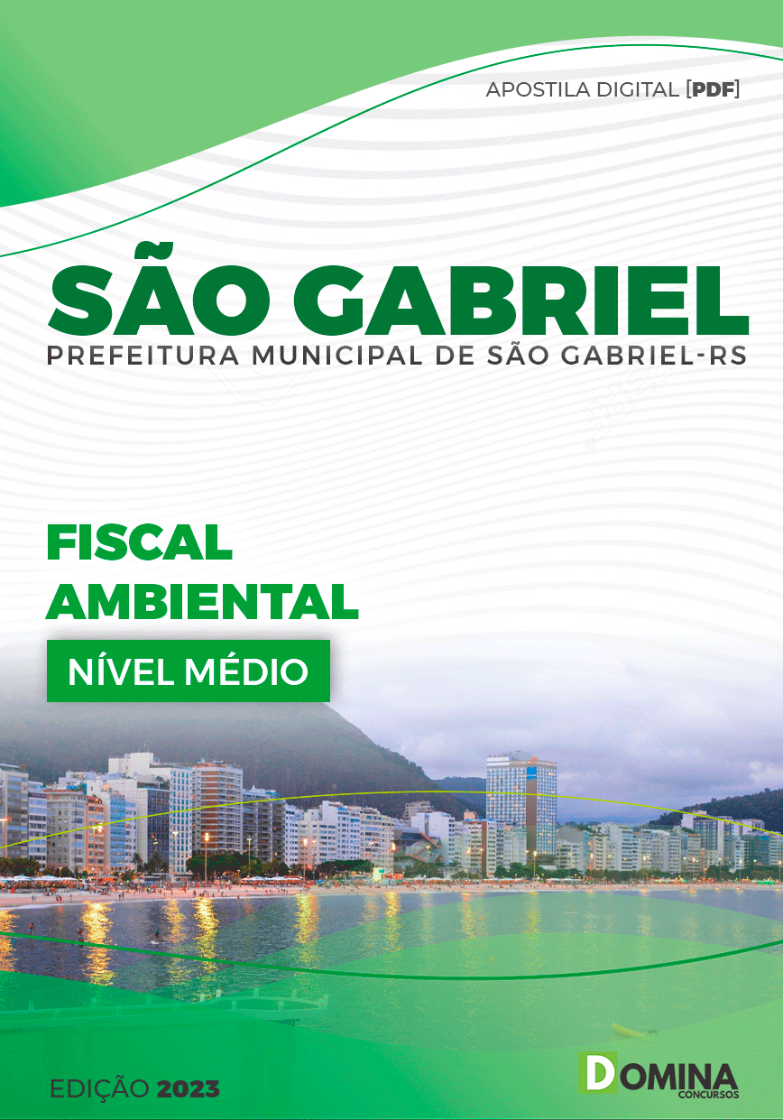 Apostila Pref São Gabriel RS 2023 Fiscal Ambiental