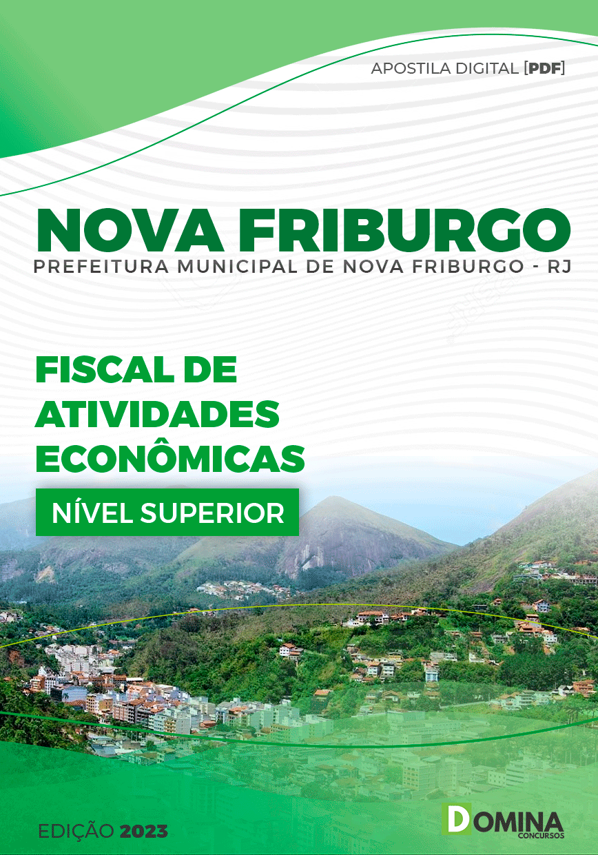 Apostila Pref Nova Friburgo RJ 2023 Fiscal Atividades Econômicas