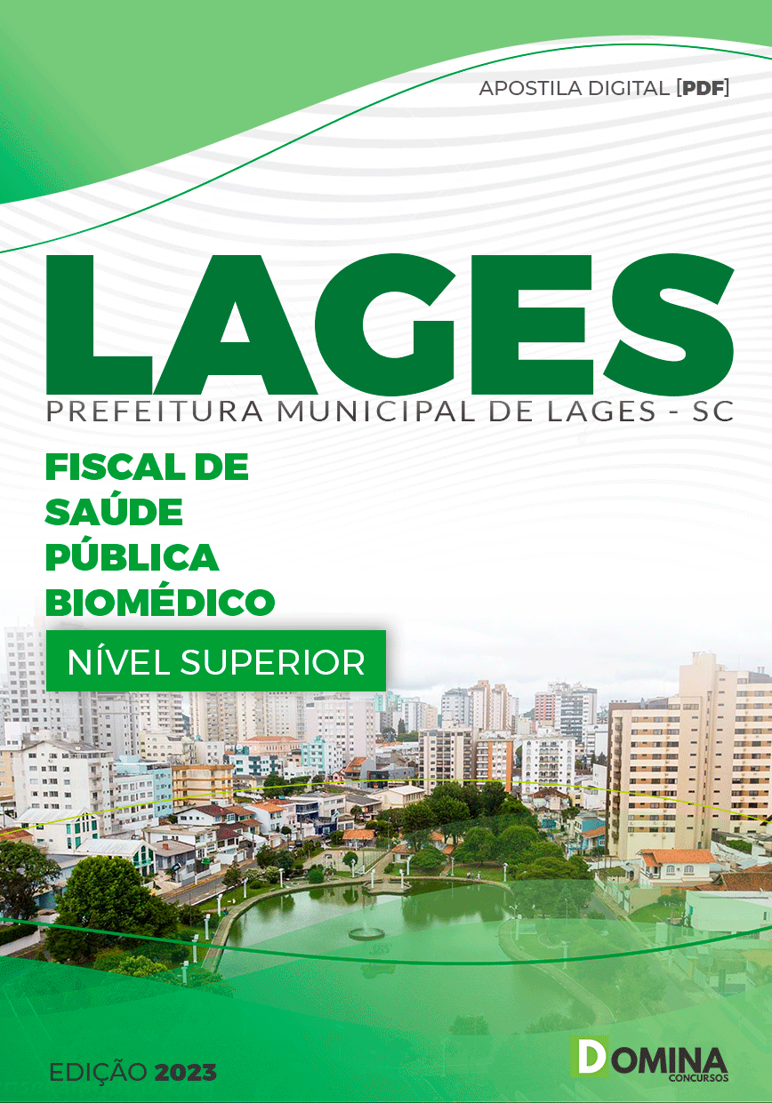 Apostila Pref Lages SC 2023 Fiscal Saúde Pública Biomédico