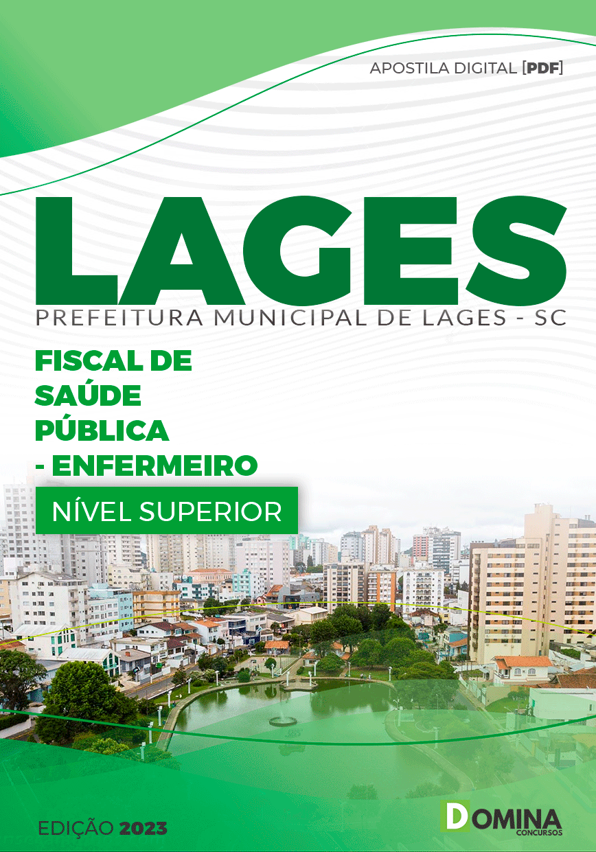 Apostila Pref Lages SC 2023 Fiscal Saúde Pública Enfermeiro