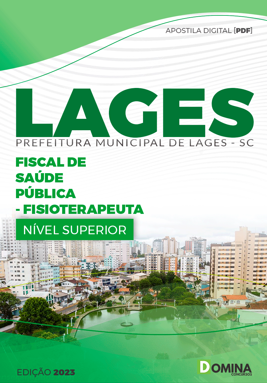 Apostila Pref Lages SC 2023 Fiscal Saúde Pública Fisioterapeuta