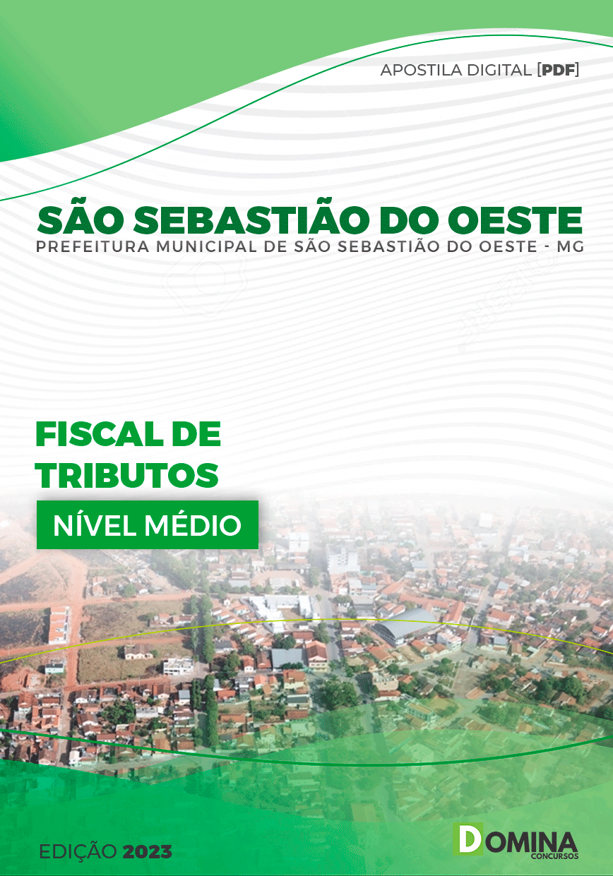 Pref São Sebastião do Oeste MG 2023 Fiscal de Tributos
