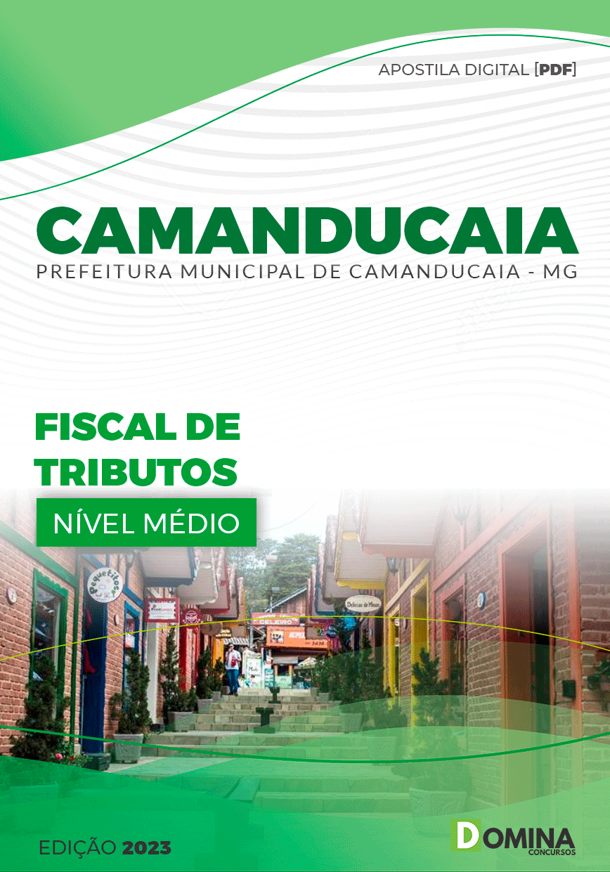 Apostila Pref Camanducaia MG 2024 Fiscal Tributos