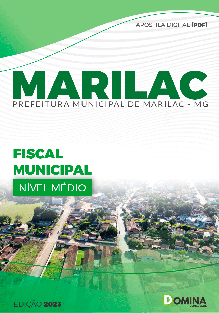 Apostila Pref Marilac MG 2023 Fiscal Municipal