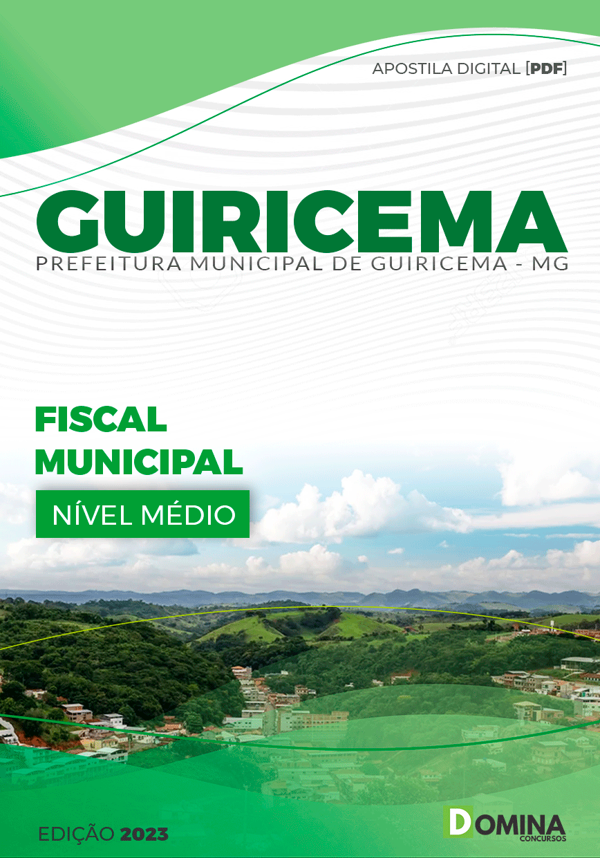 Apostila Pref Guiricema MG 2024 Fiscal Municipal