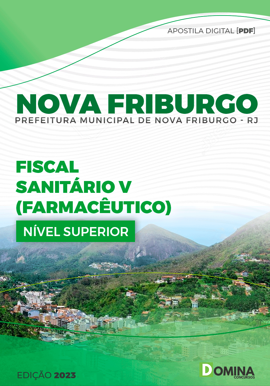 Apostila Pref Nova Friburgo RJ 2023 Fiscal Sanitário V Farmacêutico