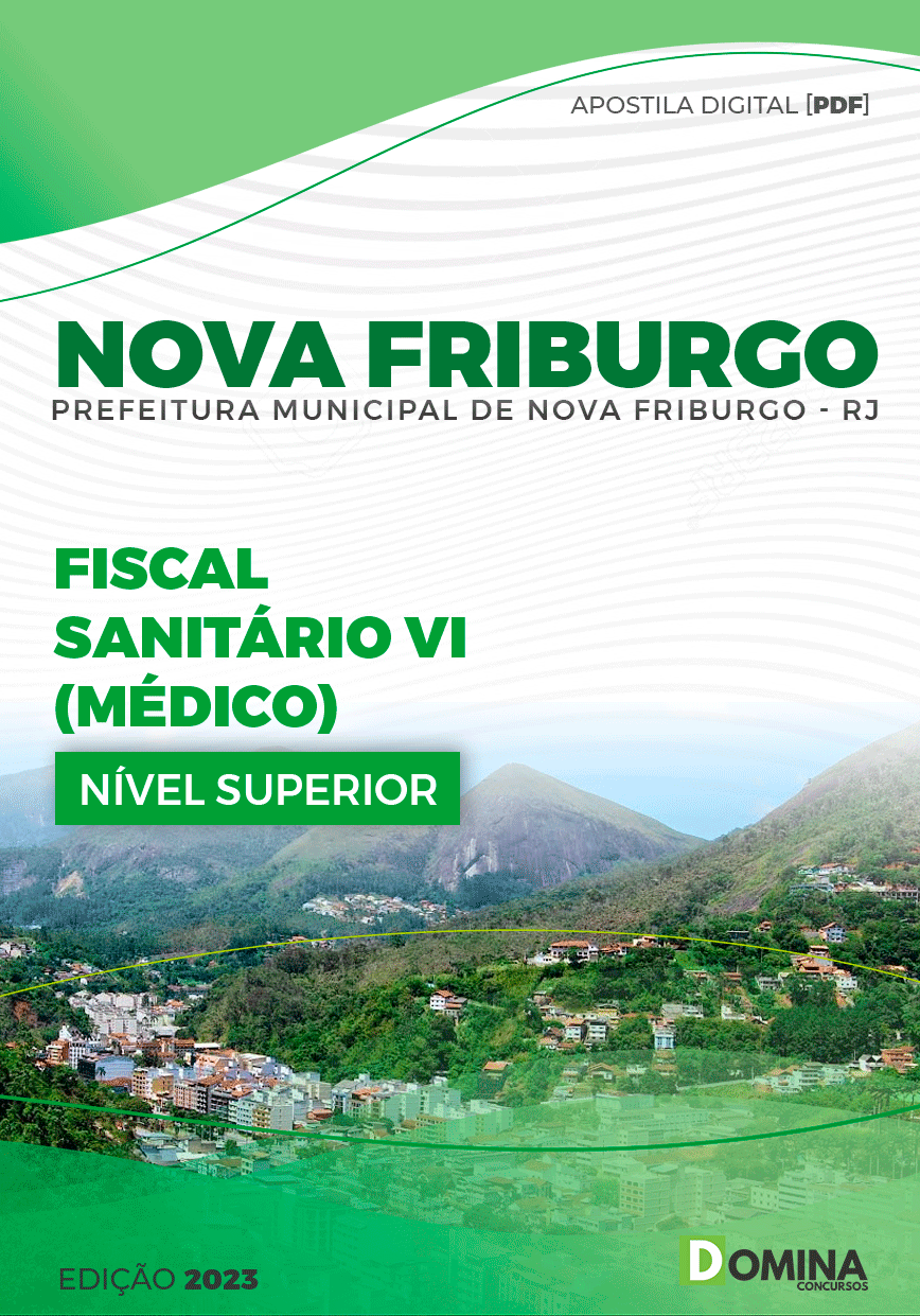 Apostila Pref Nova Friburgo RJ 2023 Fiscal Sanitário VI Médico