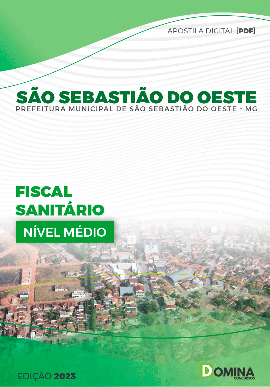 Pref São Sebastião do Oeste MG 2023 Fiscal Sanitário