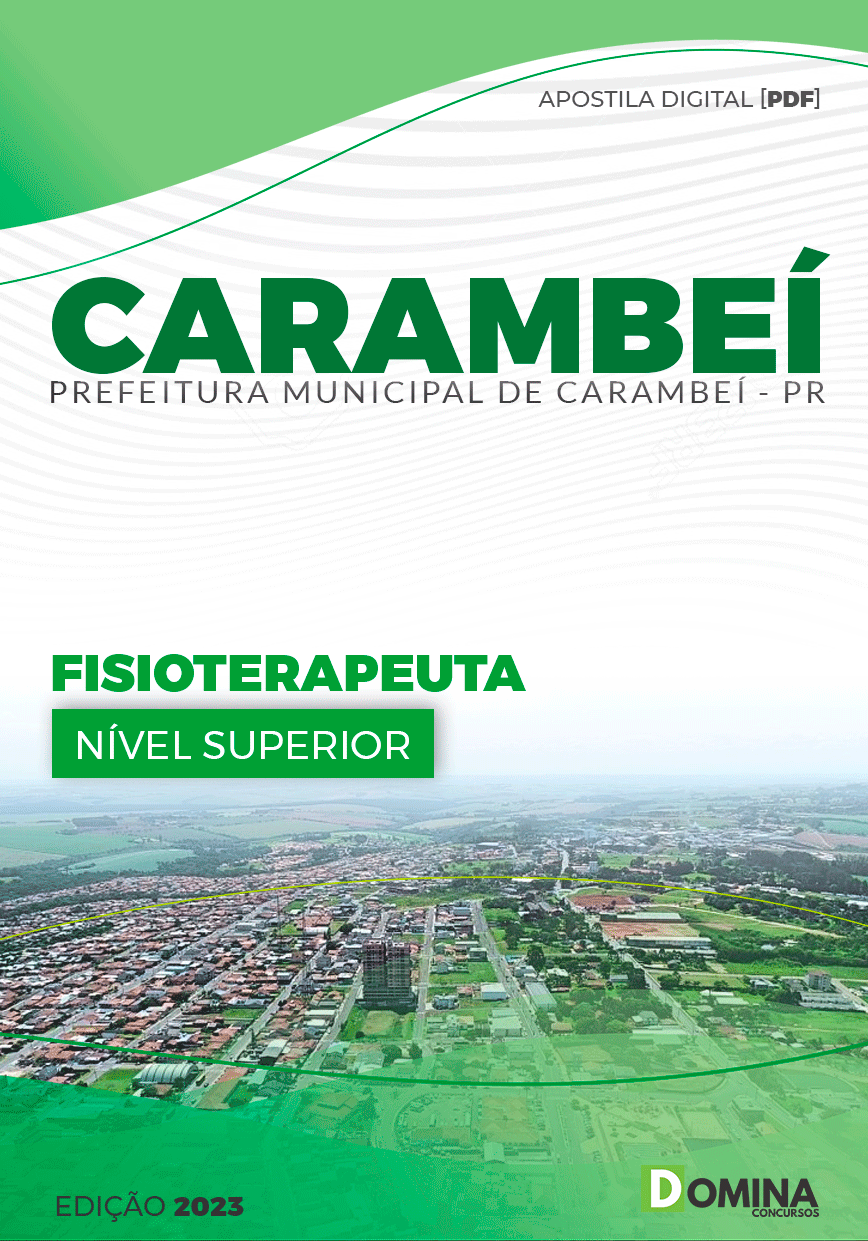 Apostila Pref Carambeí PR 2023 Fisioterapeuta