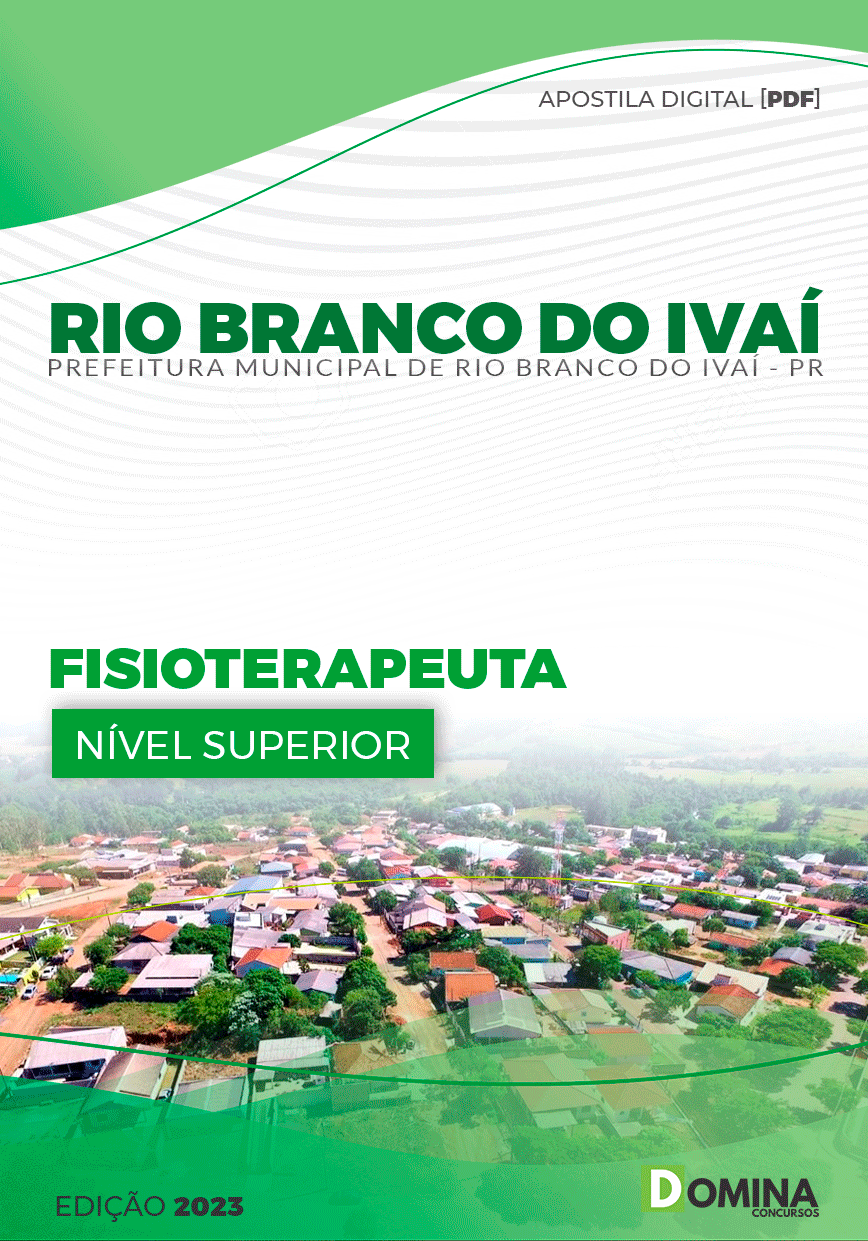 Apostila Pref Rio Branco do Ivaí PR 2023 Fisioterapeuta