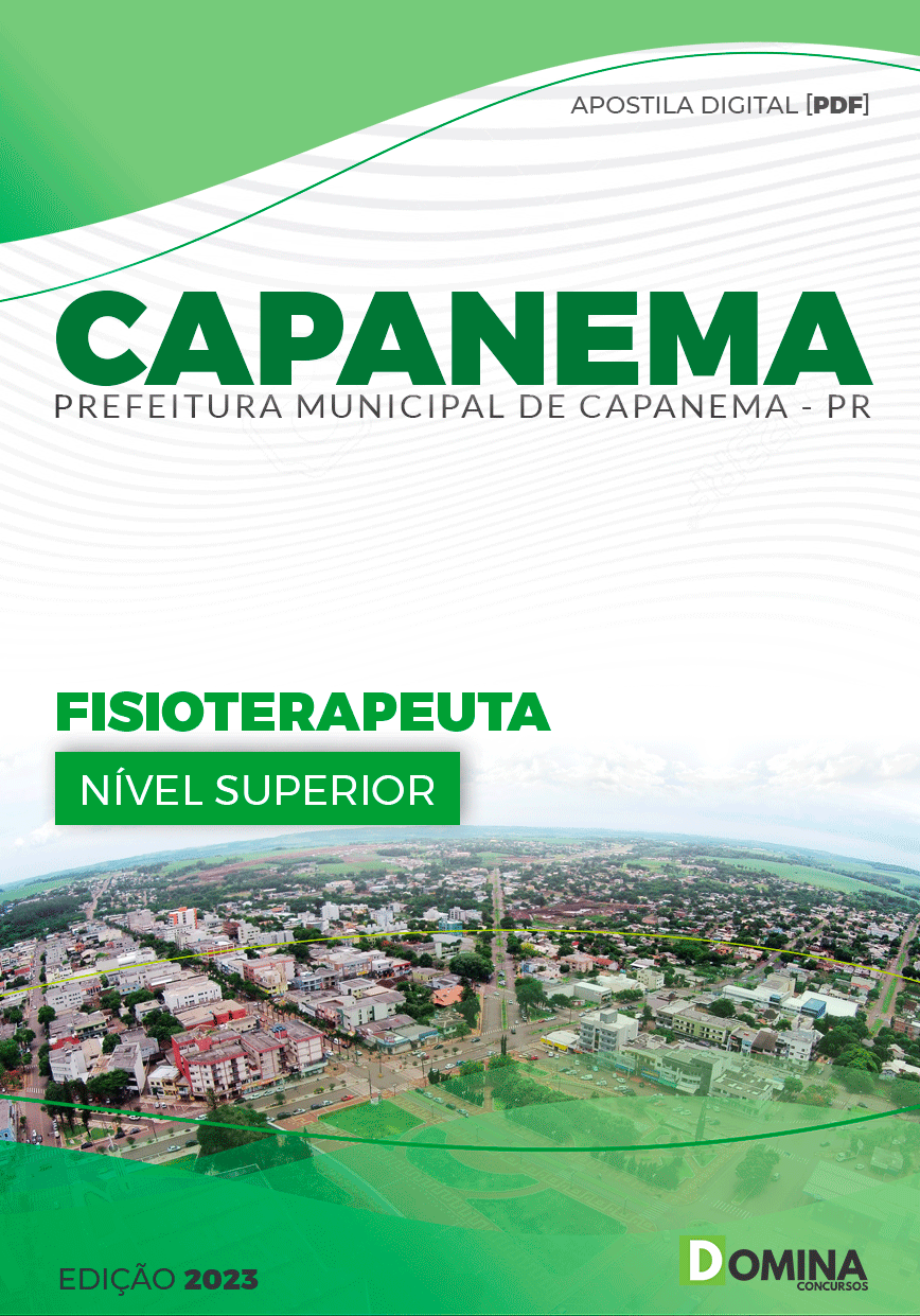 Apostila Pref Capanema PR 2023 Fisioterapeuta