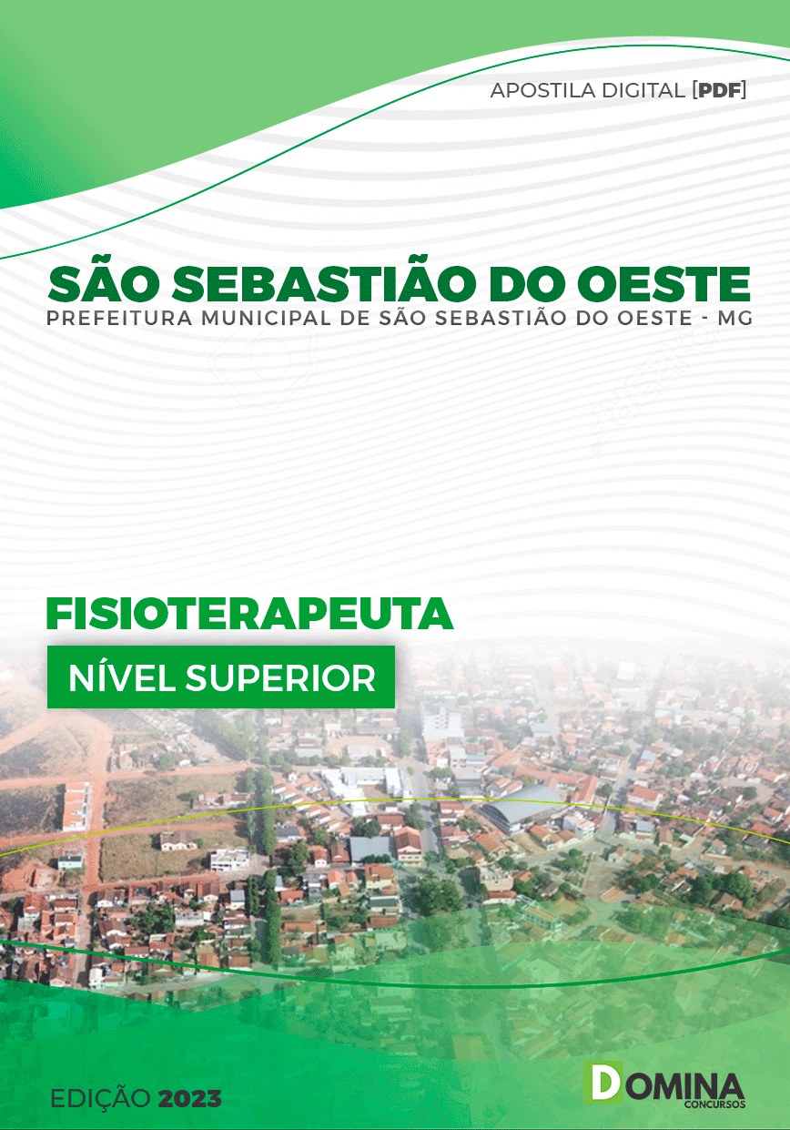 Pref São Sebastião do Oeste MG 2023 Fisioterapeuta