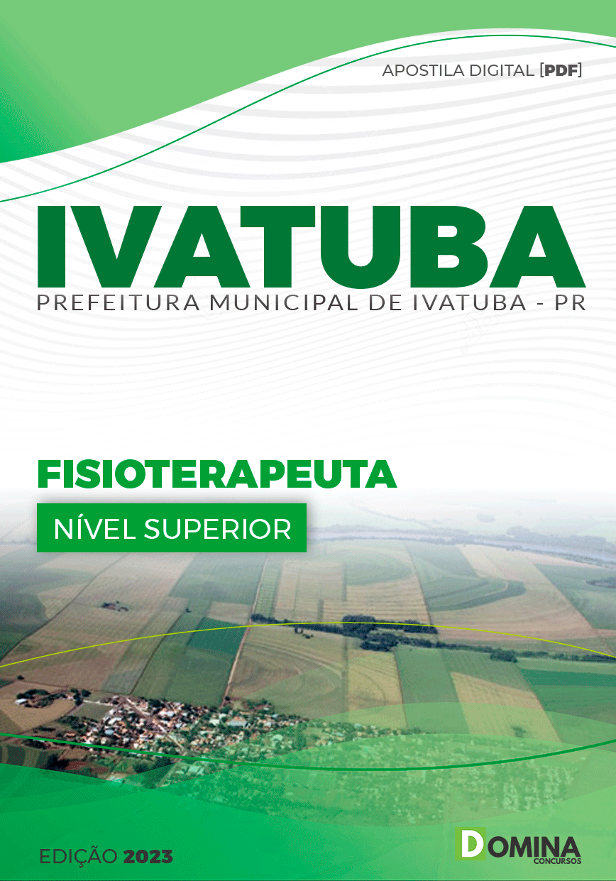 Apostila Pref Ivatuba PR 2023 Fisioterapeuta