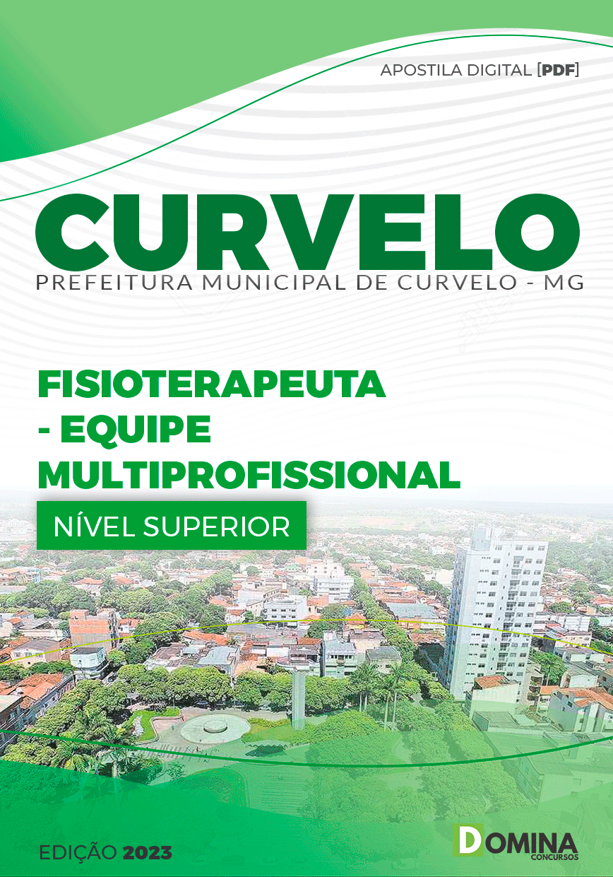 Apostila Pref Curvelo MG 2024 Fisioterapeuta Multifuncional