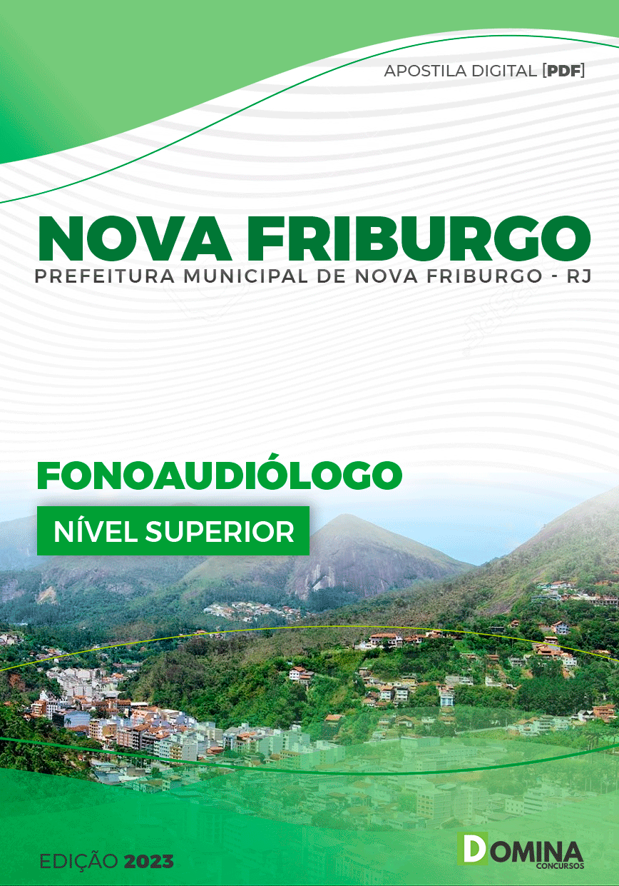 Apostila Pref Nova Friburgo RJ 2023 Fonoaudiólogo