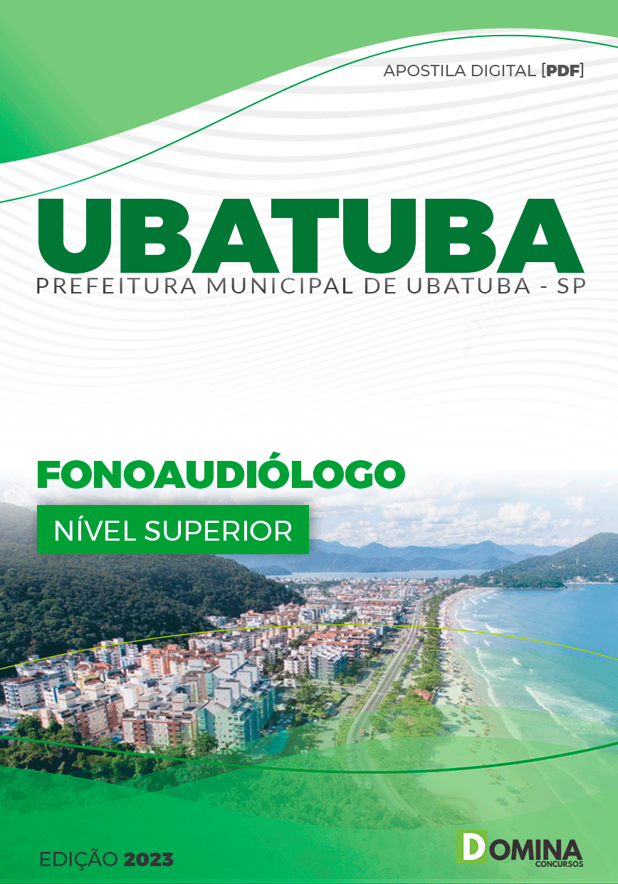 Apostila Concurso Pref Ubatuba SP 2023 Fonoaudiólogo