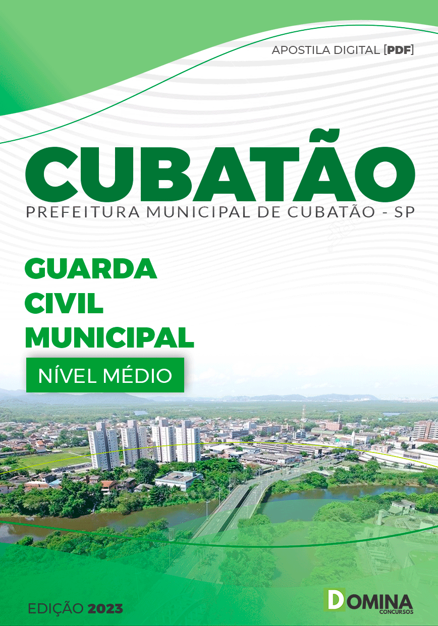 Apostila Concurso Pref Cubatão SP 2023 Guarda Civil Municipal