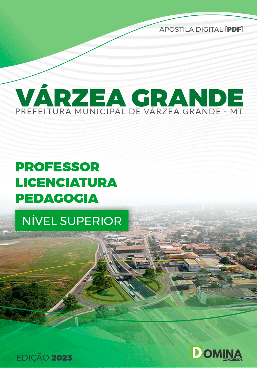 Apostila Pref Várzea Grande MT 2023 Professor Licenciatura Pedagogia