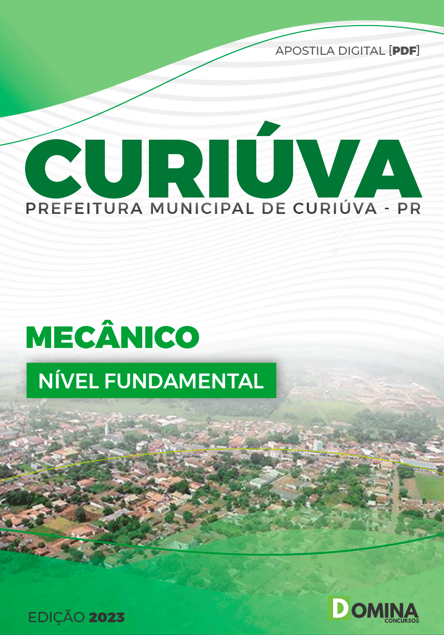 Apostila Concurso Pref Curiúva PR 2023 Mecânico