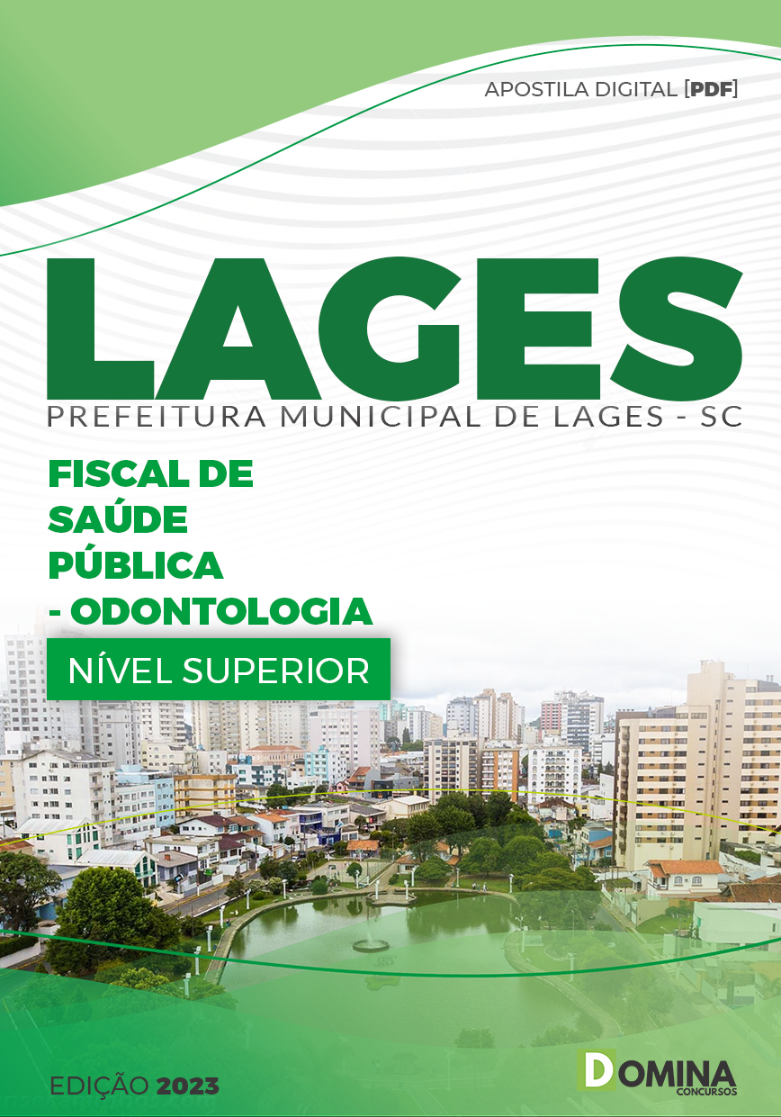 Apostila Pref Lages SC 2023 Fiscal Saúde Pública Odontologia