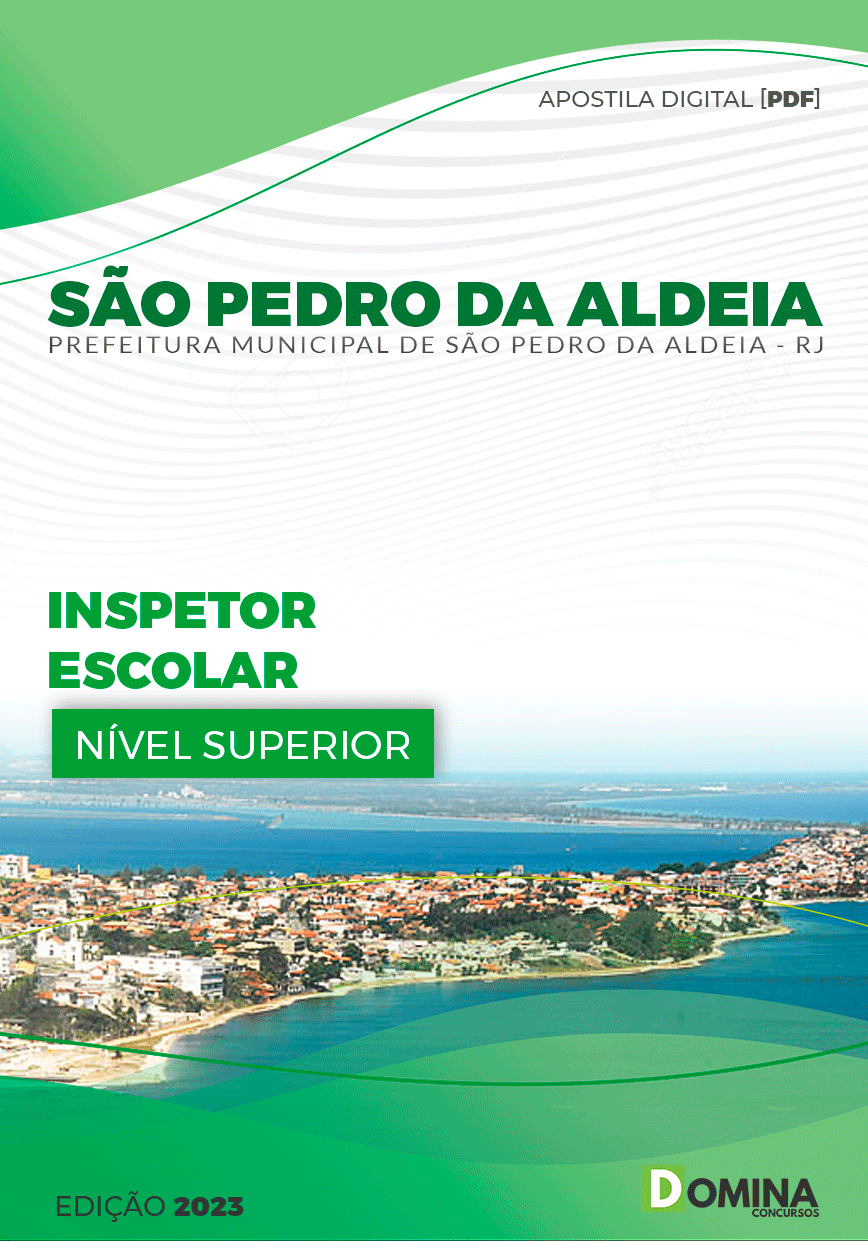 Pref São Pedro da Aldeia RJ 2023 Inspetor Escolar