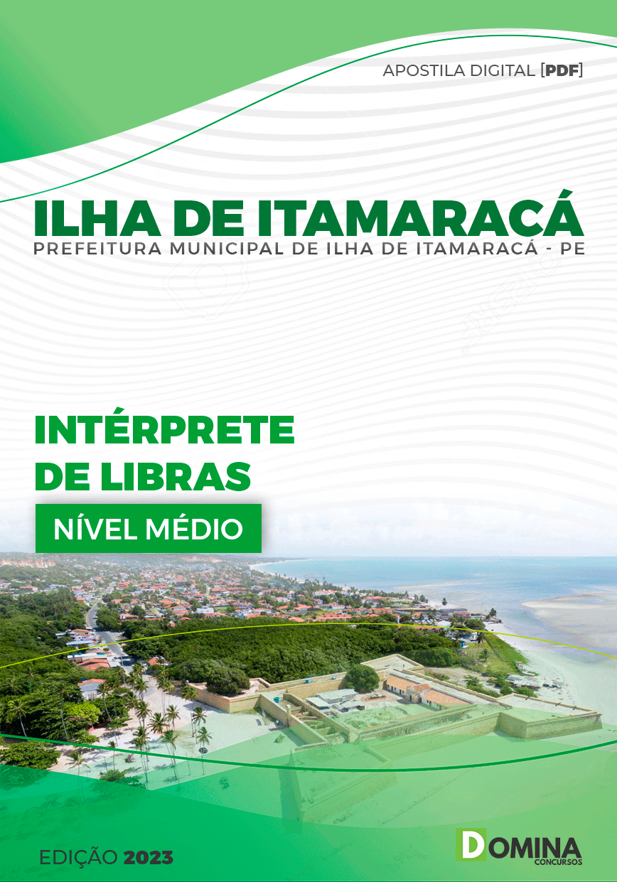 Apostila Câmara Ilha de Itamaracá PE 2023 Intérprete Libras
