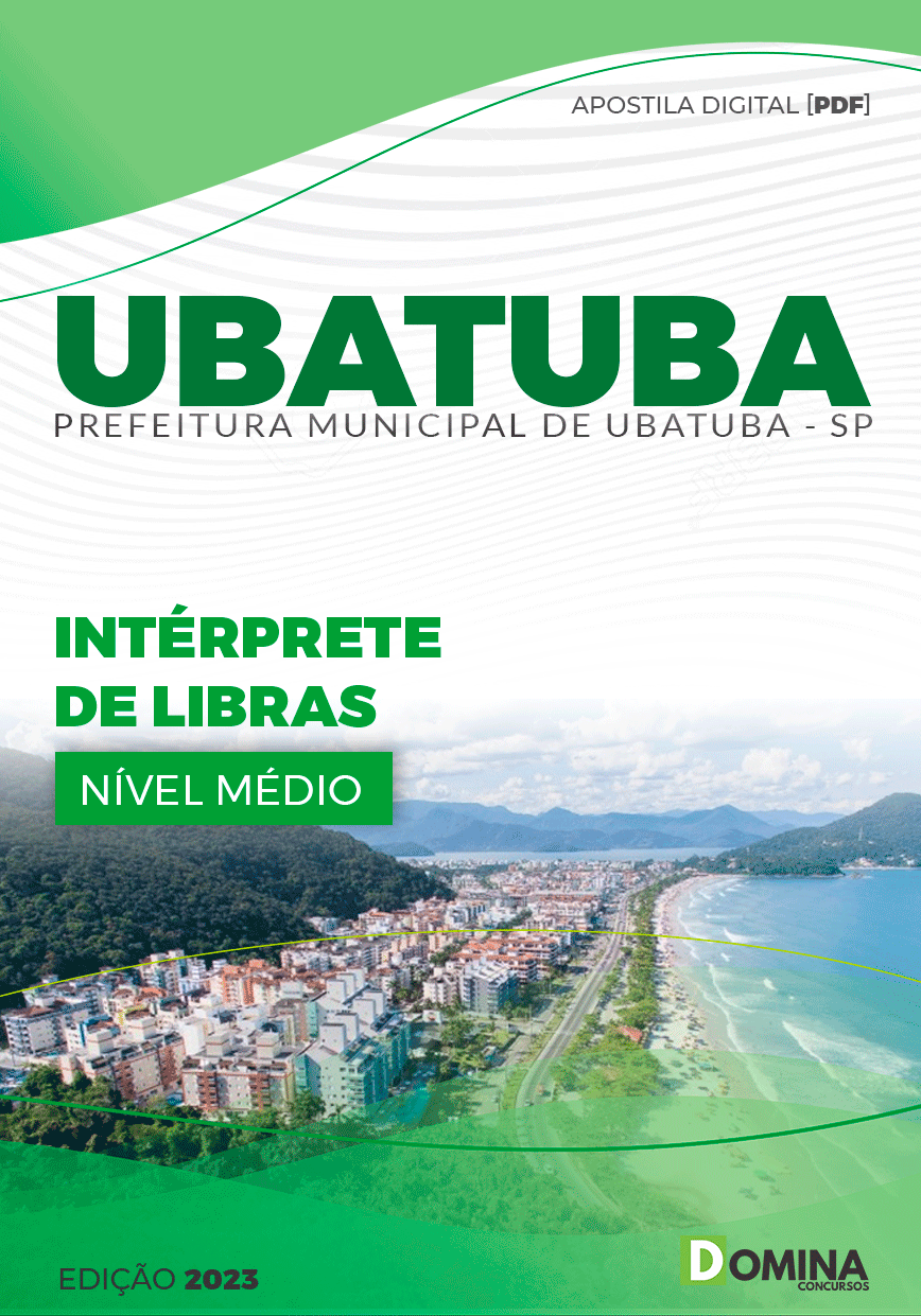 Apostila Concurso Pref Ubatuba SP 2023 Intérprete Libras