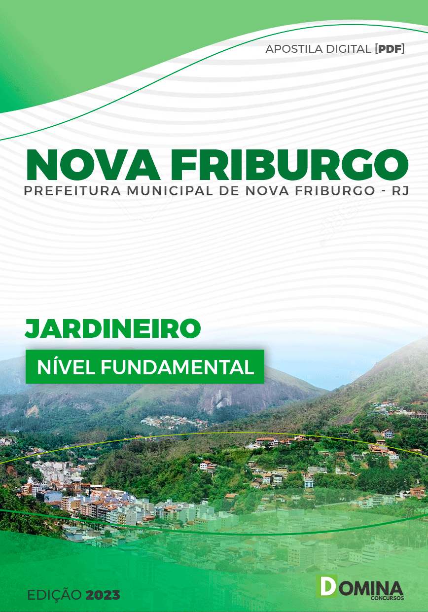 Apostila Concurso Pref Nova Friburgo RJ 2023 Jardineiro