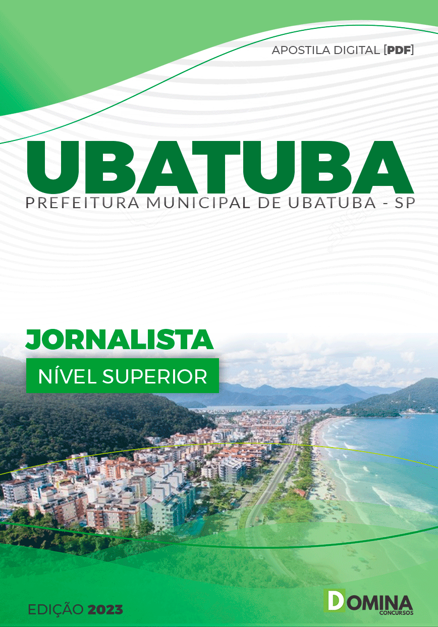 Apostila Concurso Pref Ubatuba SP 2023 Jornalista