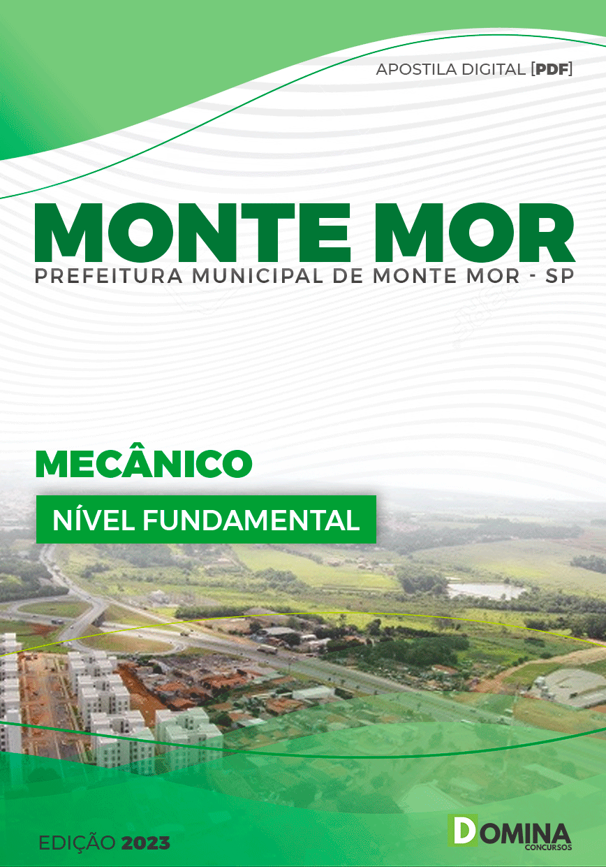 Apostila Pref Monte Mor SP 2023 Mecânico