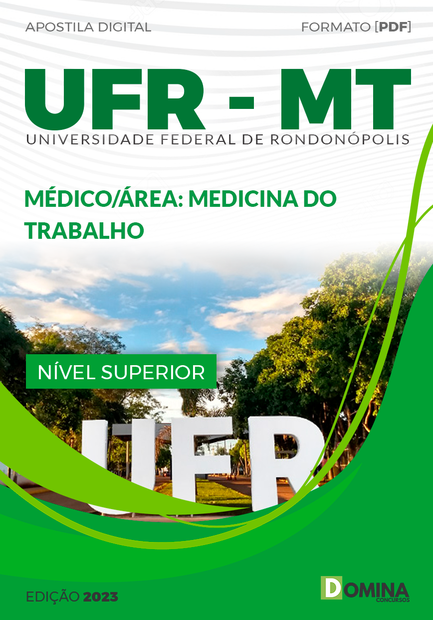 Apostila UFR MT 2023 Médico do Trabalho