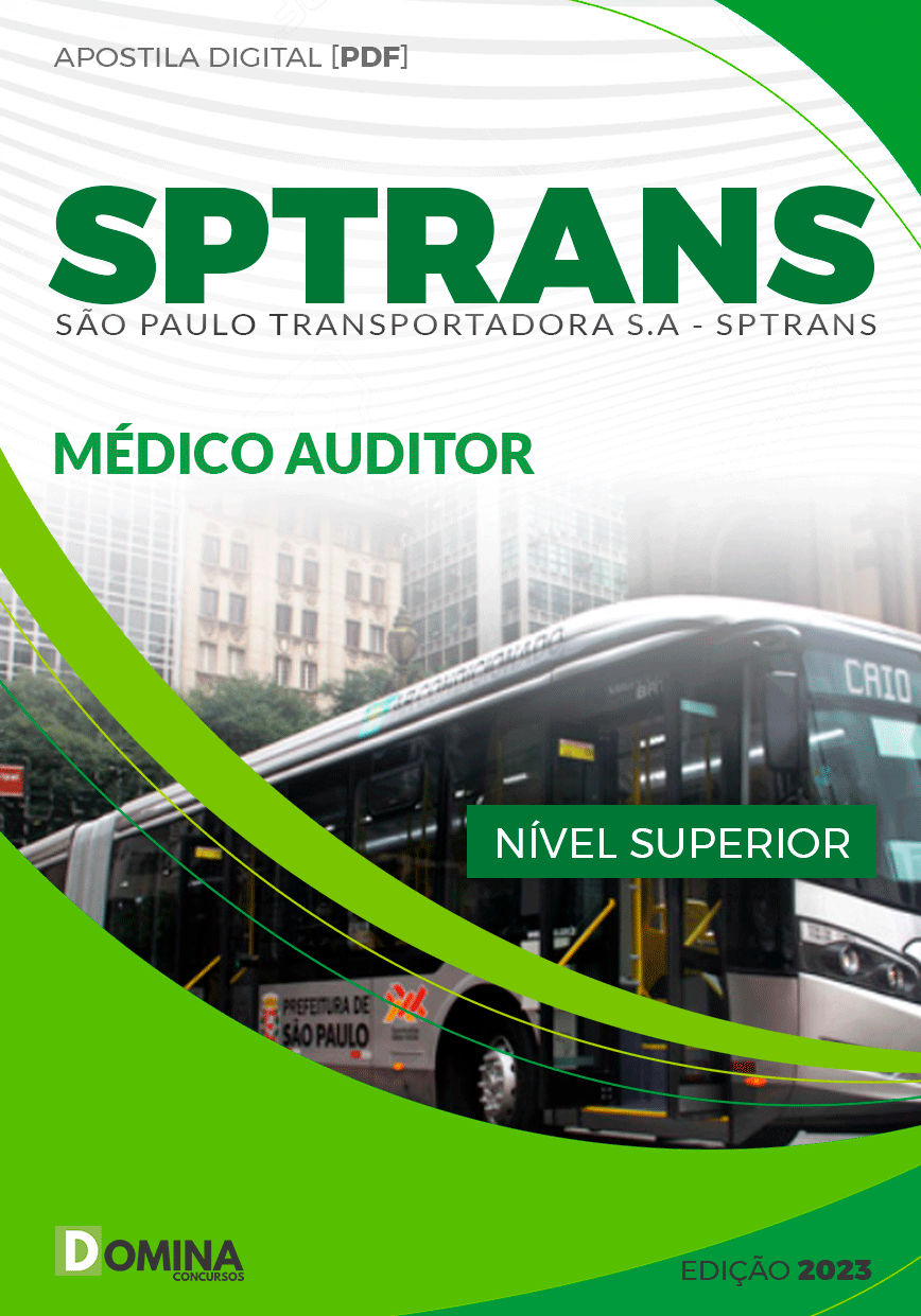 Apostila Concurso SPTras SP 2024 Médico Auditor