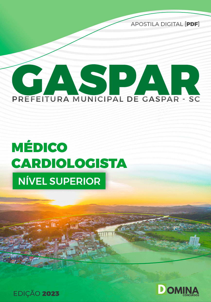 Apostila Pref Gaspar SC 2023 Médico Cardiologista