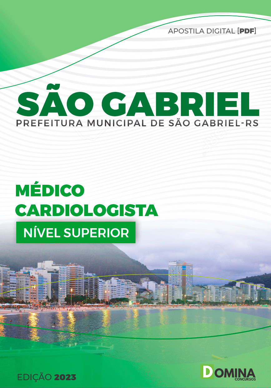 Apostila Pref São Gabriel RS 2023 Médico Cardiologista