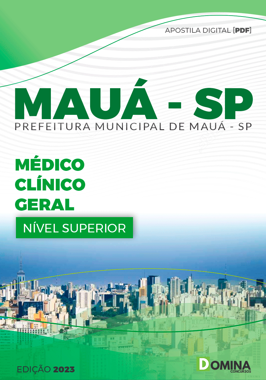 Apostila Pref Mauá SP 2023 Médico Clínico Geral