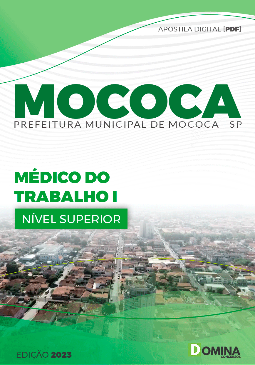 Apostila Pref Mococa SP 2023 Médico do Trabalho