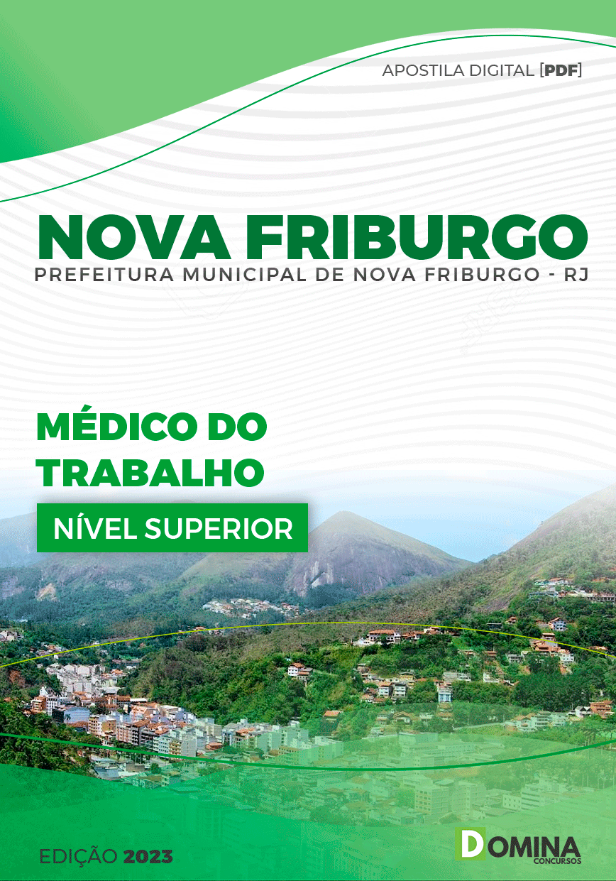 Apostila Pref Nova Friburgo RJ 2023 Médico Trabalho