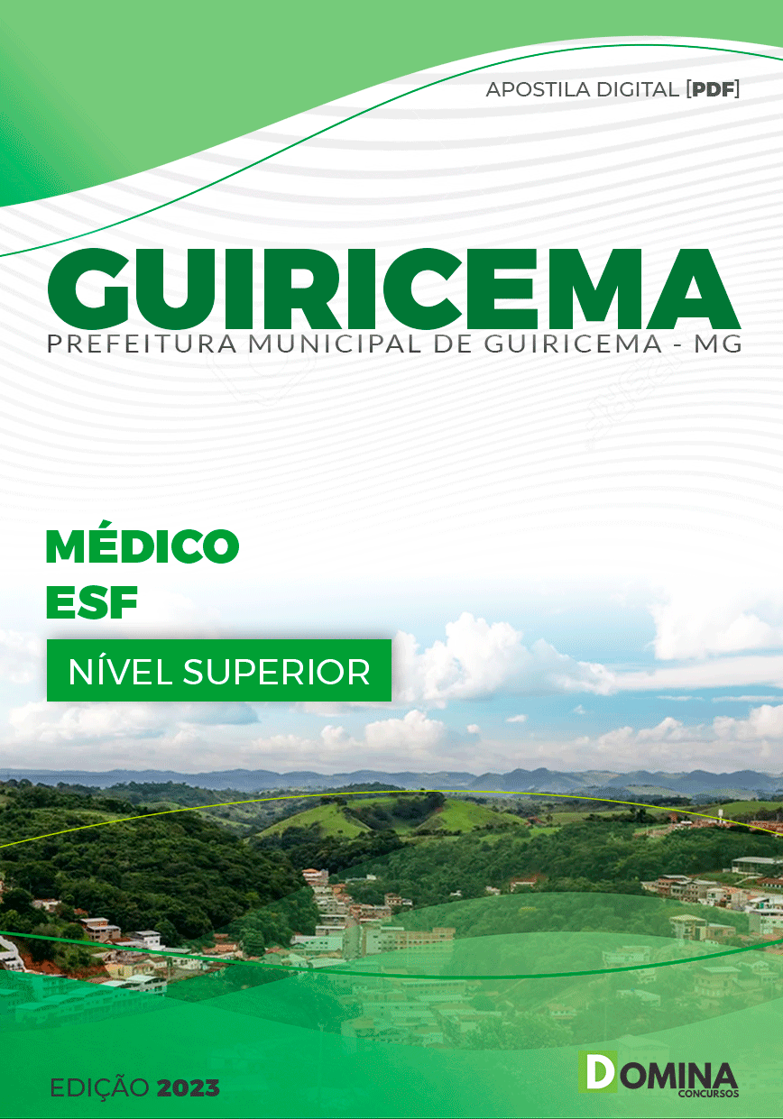 Apostila Pref Guiricema MG 2024 Médico ESF