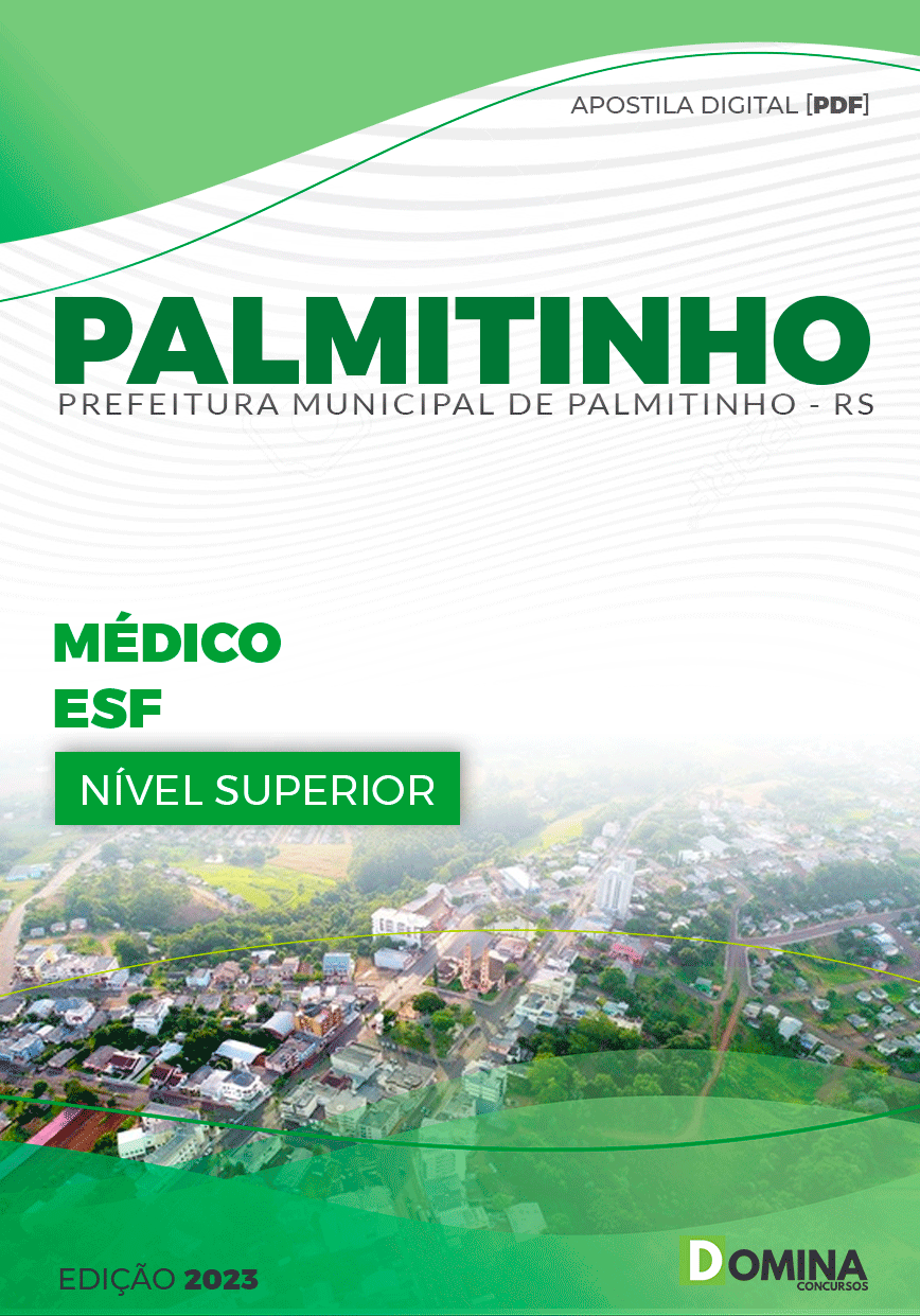 Apostila Concurso Pref Palmitinho RS 2023 Médico PSF