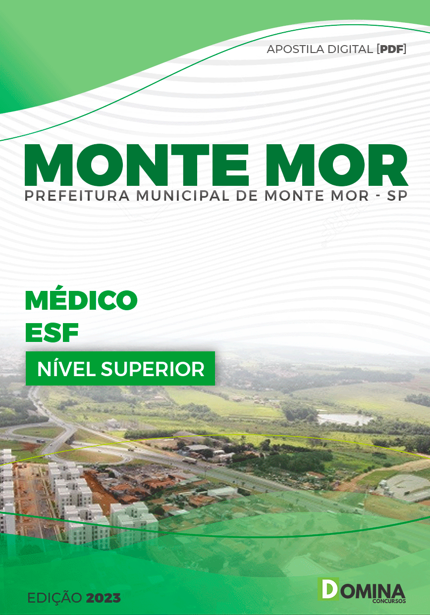 Apostila Pref Monte Mor SP 2023 Médico ESF