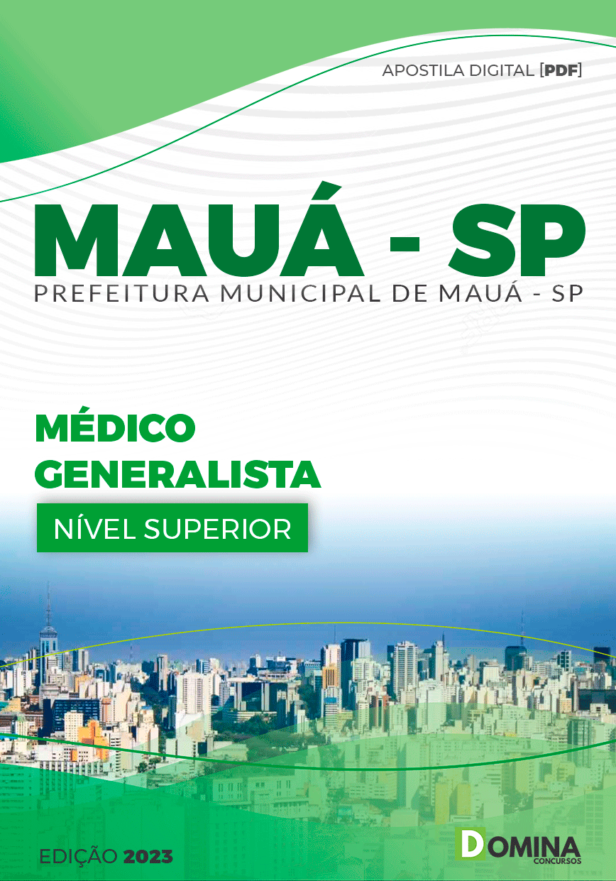 Apostila Pref Mauá SP 2023 Médico Generalista