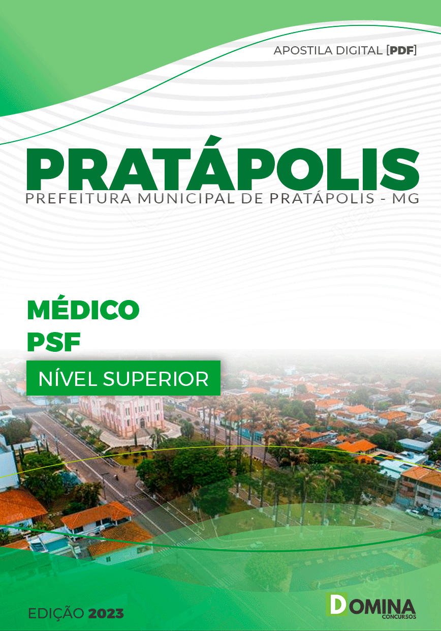 Apostila Pref Pratápolis MG 2023 Médico PSF