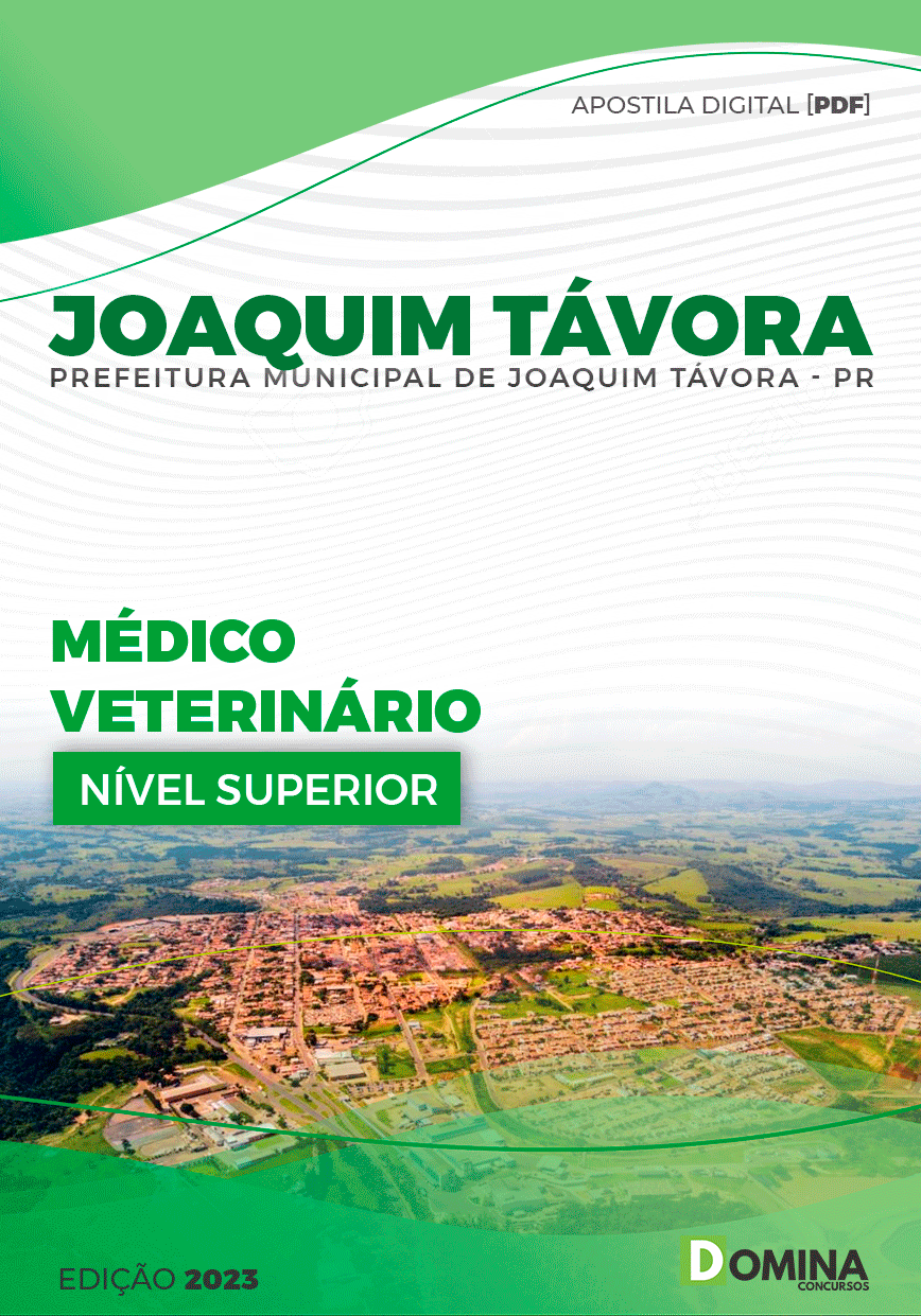 Apostila Pref Joaquim Távora PR 2023 Médico Veterinário