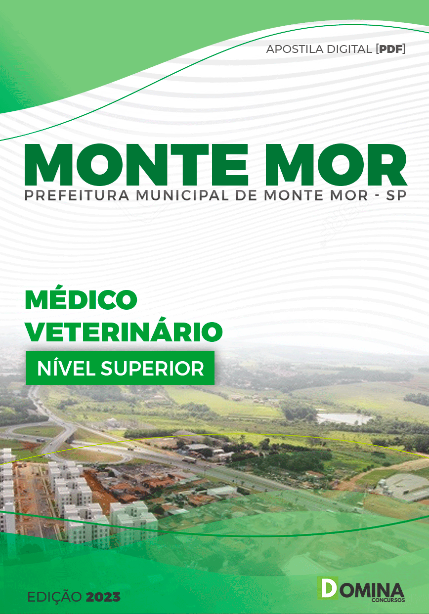 Apostila Pref Monte Mor SP 2023 Médico Veterinário